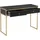 LEONIQUE Fleuriss Konsolentisch 110x40x76 schwarz