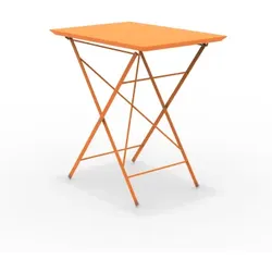 STEP - Faltbarer Gartentisch 70x50 cm orange