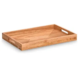 Zeller Present Serviertablett natur Holz, B/H/L: ca. 30,50x4,70x45,70