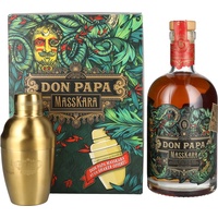 Don Papa MASSKARA 40% Vol. 0,7l in Geschenkbox mit Shaker