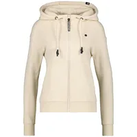 Alife & Kickin Alife And Kickin TwiggyAK A" Damen Freizeit Zip Hoodie, beige, Größe S,