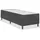 vidaXL Boxspringbett 100 x 200 cm Dunkelgrau
