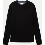 Tom Tailor 1038426 Basic Knit Pullover Black 2XL