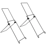 Solarpanel-Ständer, 2er-Pack Solarpanel-Halter, Stahl-Solarpanel-Rack, faltbare Solarpanel-Halterung, leichter Solarpanel-Halter, mobiles Solarpanel-Rack, tragbarer Solarpanel-Ständer,