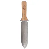 Esschert Design Hori Hori Pflanzmesser & Scheide aus Edelstahl Eschenholz Polyester, 8,2 x 3,0 x 32,2 cm