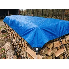 Jet-Line PVC Abdeckplane 14 x 6 m Blau