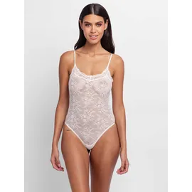 DORINA Stringbody "Origins", Damen, Gr. L, N-Gr, beige (ivory), Spitze, Obermaterial: 85% Polyamid, 15% Elasthan, körpernah, Bodys Stringbody, durchgehende Spitze, ohne Bügel, nicht wattiert