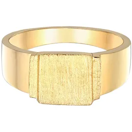 KUZZOI Ring 925 Sterling Silber Siegelring in Gold | Gr.: 64
