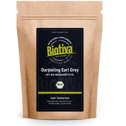 Biotiva Darjeeling Earl Grey Schwarztee Bio Tee 250 g