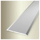 PROVISTON | Ausgleichsprofil Aluminium 40 x 900 mm Silber Bodenprofil Metallprofil Übergangsschiene