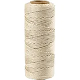 Creativ Company Bambuskordel 1 mm Beige 65 m