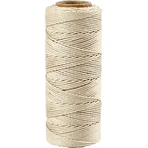 Creativ Company Bambuskordel 1 mm Beige 65 m