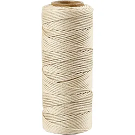 Creativ Company Bambuskordel 1 mm Beige 65 m