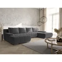 Fun Möbel Wohnlandschaft Sofa mit Schlaffunktion VOGAR Stoff Poso