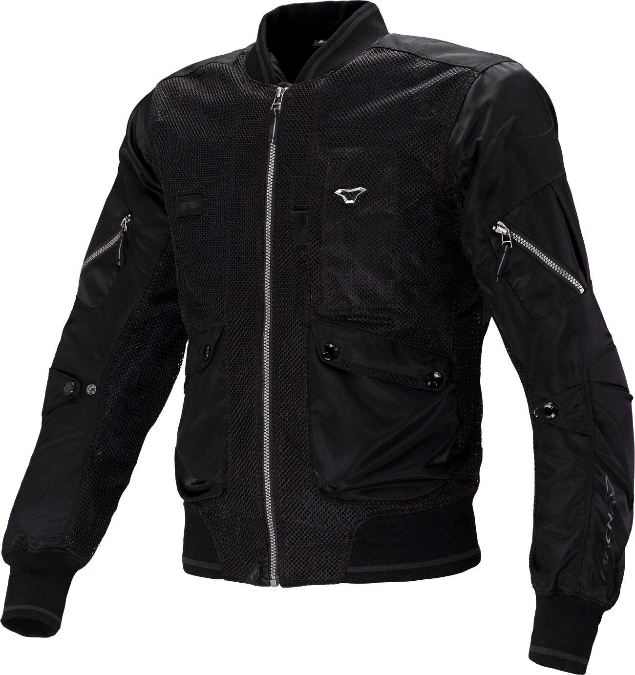 Macna Bastic Air, veste en maille - Noir - M