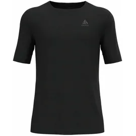 Odlo Herren Merino 200 Crew Neck T-Shirt (Größe L, schwarz)