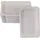 WIMEX Flache Pappteller eckig 11 x 17 cm 100 St. Weiß