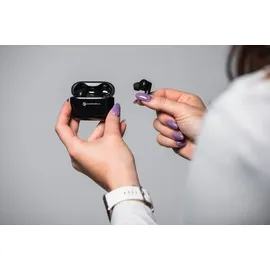 Wisam® FORCELL F-AUDIO Super Clear Calls bluetooth wireless Kopfhörer TWS ANC + DONGLE schwarz - Schwarz