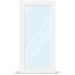 Bodentiefes Fenster, Kunststoff, Kömmerling 70 AD, Weiß, 510 x 1010 mm, 2-fach Verglasung, individuell online konfigurieren