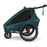 Qeridoo Kidgoo 2 2026 Kinderfahrradanhänger Neu - Pacific Blue