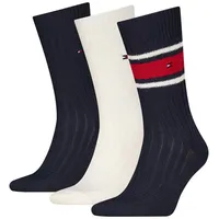 Tommy Hilfiger Socken (3-Paar) mit dezentem Logo blau 43-46