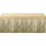 Waschtischunterschrank Sanox Frozen 3D BxHxT 120 x 43 cm x 45 cm Frontfarbe fran