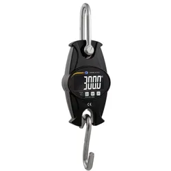 PCE Instruments PCE-HS 300N Digitale Kranwaage Wägebereich (max.) 300 kg|inkl.Schäkel + Haken|Genau ±1% v.Mb.|Metall|LCD