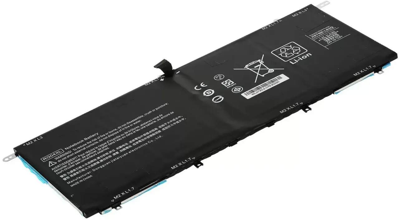 Akku passend für Laptop HP Spectre 13-3000, 13t-3000, Typ RG04XL u.a. - 7,4V - 6900 mAh