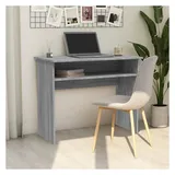 vidaXL Schreibtisch Grau Sonoma 90x50x74 cm Holzwerkstoff