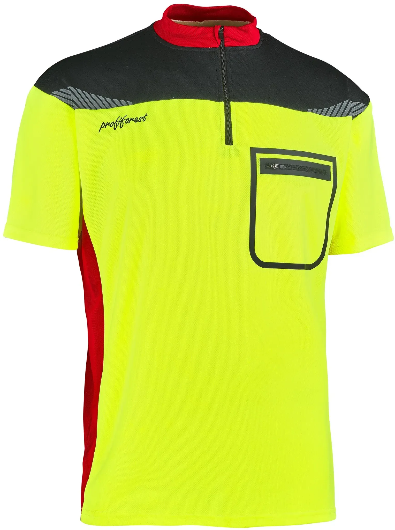 Profiforest Funktionsshirt Kurzarm Innovation, gelb-rot, XL