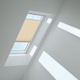 VELUX Plissee Cremebeige 1278, 55x78 cm CK02 Aluminiumschiene,GGU,Solar,VELUX