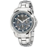 Maserati Edelstahl Armband-Uhr Chronograph SUCCESSO Herren silber D2UMAR8873621006 - Silber