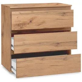 Die Möbelfundgrube Kommode 80 x 80 x 45 cm Honig Eiche