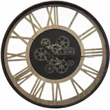 Atmosphera Créateur d'intérieur Loft Wanduhr 57,0 cm 169314 schwarz