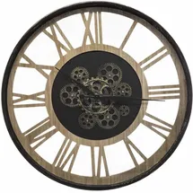 Atmosphera Créateur d'intérieur Loft Wanduhr 57,0 cm 169314 schwarz