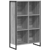 VidaXL Bücherregal 99,5 x 30 x 108,5 cm Grau