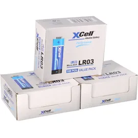 XCell 300x XCell AAA LR03 Micro Super Alkaline 1,5V Batterie