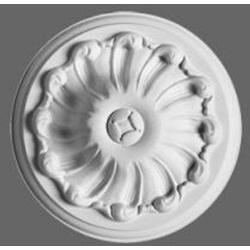 Casa Padrino Stuck Rosette 15 x 15 cm Deckenstuck Deckenrosette Stuckrosette Wandrosette Wandstuck