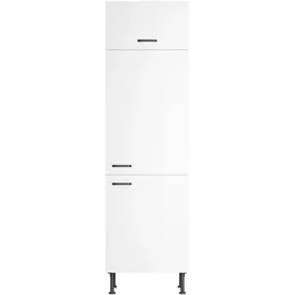 kochstation Kühlumbauschrank KS-Paula 60 x 58,4 x 211,8 cm Weiß