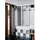 Kermi Vario 2000 FW2 06014, V2FW2060141AK 115,1-116,7x140cm, silber mattglanz, ESG klar