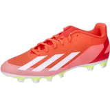 Adidas Herren Fussballschuhe X CRAZYFAST Club FxG IG0616 42 2/3 - Solar Red/Ftwwht/Tesoye