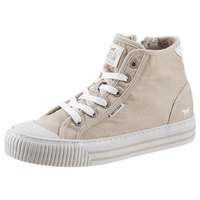 Mustang Damen High Top Sneaker mit Reißverschluss elfenbeinfarben - 43