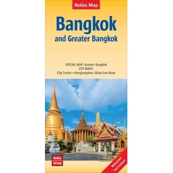 Nelles Map / Nelles Map Bangkok And Greater Bangkok  Karte (im Sinne von Landkarte)