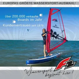 F2 Stand up Paddle Board SECTOR WS Windsurf SUP 10,5 cm Blau