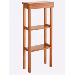 Badregal HEINE HOME, beige (natur), B:30cm H:68cm T:15cm, Holz, Regale