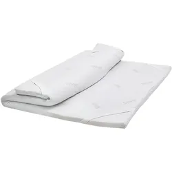 Dmora Doppelbett Topper Toro, Matratze zur Verbesserung der Körperhaltung, Memory Foam Topper, 100 % Made in Italy, 160x190h5 cm