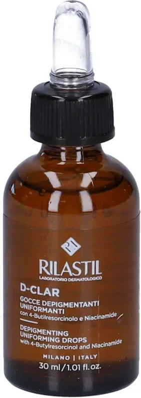 Rilastil D-Clar depigmentierende Tropfen für einen einheitlichen Teint, 30 ml