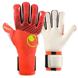 Uhlsport Torwarthandschuhe Absolutgrip HN Fluo Rot/Weiß/Fluo Gelb 9,5