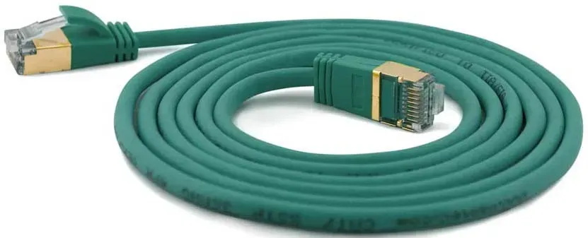 Wantec SSTP-Patchkabel Cat.6A gn 7214 gn 0,5m