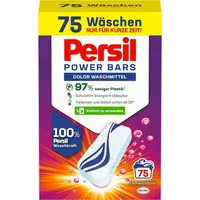 Persil Power Bars Color Waschmittel (75 Waschladungen), Vordosiertes Buntwaschmittel In Nachhaltiger Verpackung, Für Hygienisch Reine Wäsche Bereits Ab 20° C